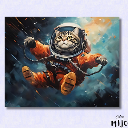 Catstronaut Adventure Paint by Numbers Kit