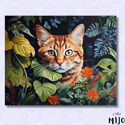 Jungle Cat Paint by Numbers Kit