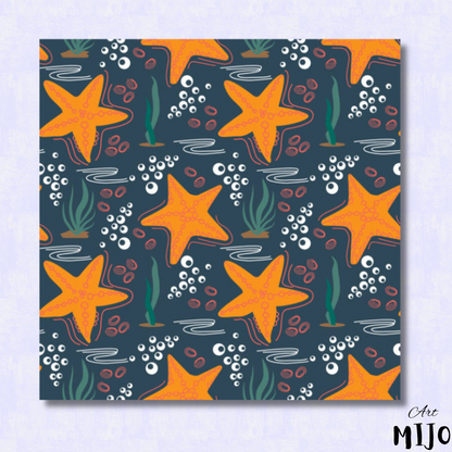 Cute Starfishes Paint by Numbers Kit