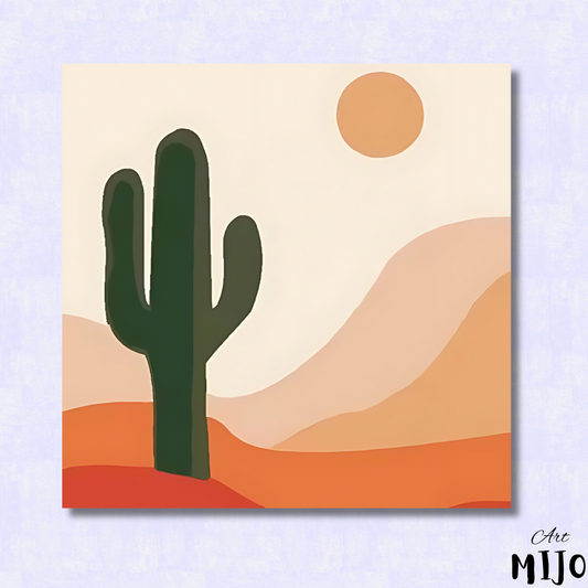 Desert Sunset Adventure Paint-by-Numbers Kit