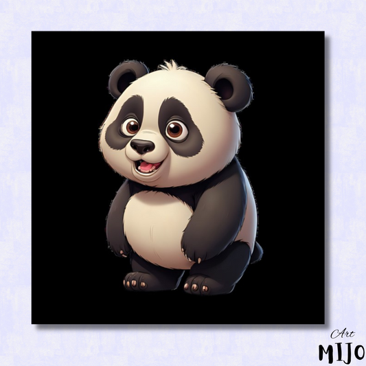 Charming Panda Paint by Numbers Kit