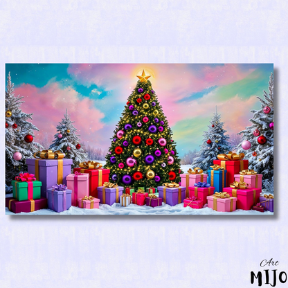 Christmas Tree Magic Paint by Numbers Kit